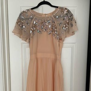 Asos sequenced maxi floor length dress